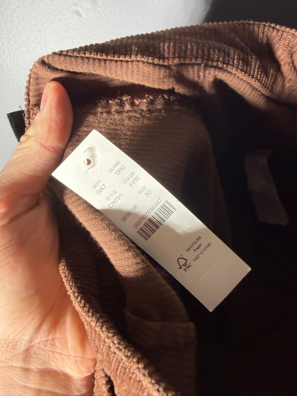 J.Crew Vintage Flare Pant in Corduroy Size 30 - Picture 5 of 6